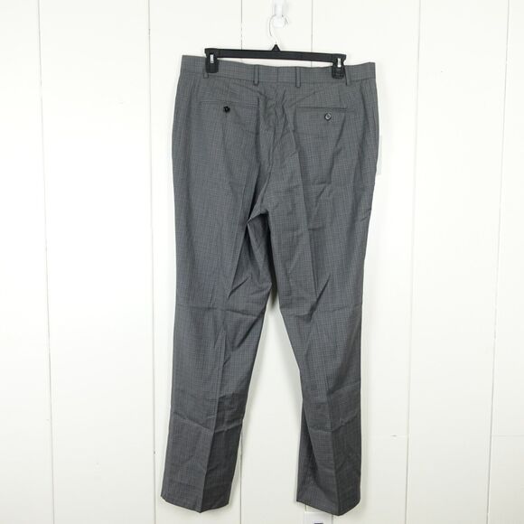 Ted Baker Endurance Sterling Small Checked Trouser Dress Pants Mens SZ 38L Gray - Picture 9 of 16